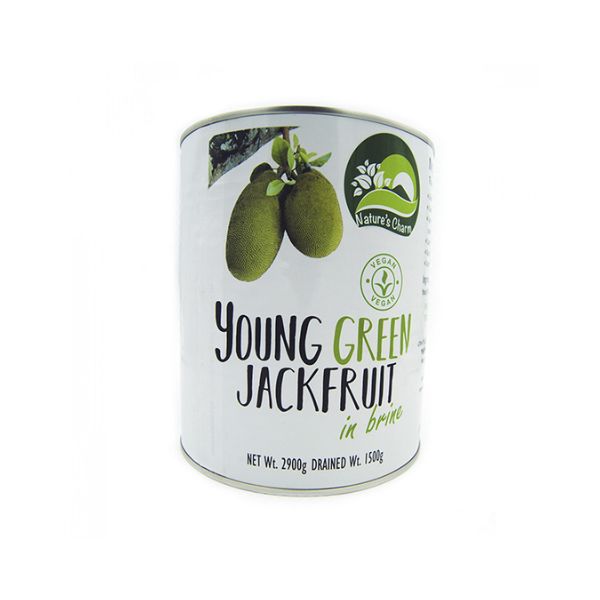 Green jackfruit in brine 2900g bulk - plant-based meat alternative for tacos and burgers | EverVegan