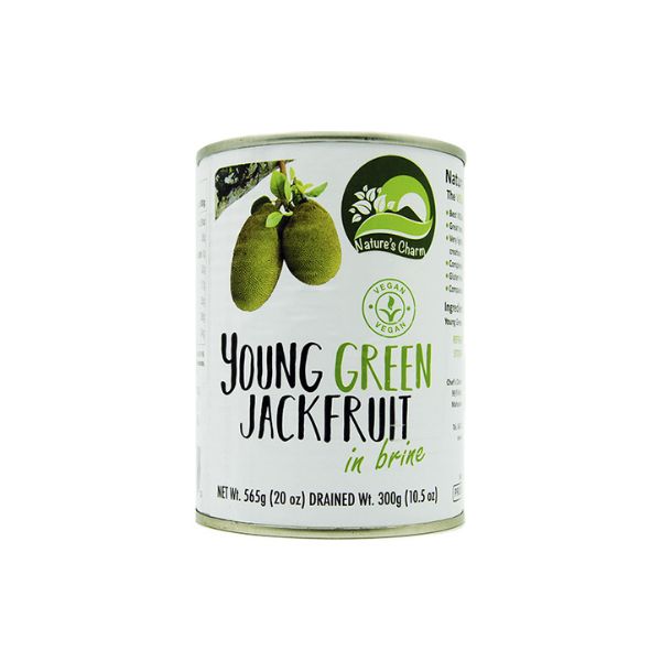 Green jackfruit in brine 565g - plant-based meat alternative for tacos and burgers | EverVegan