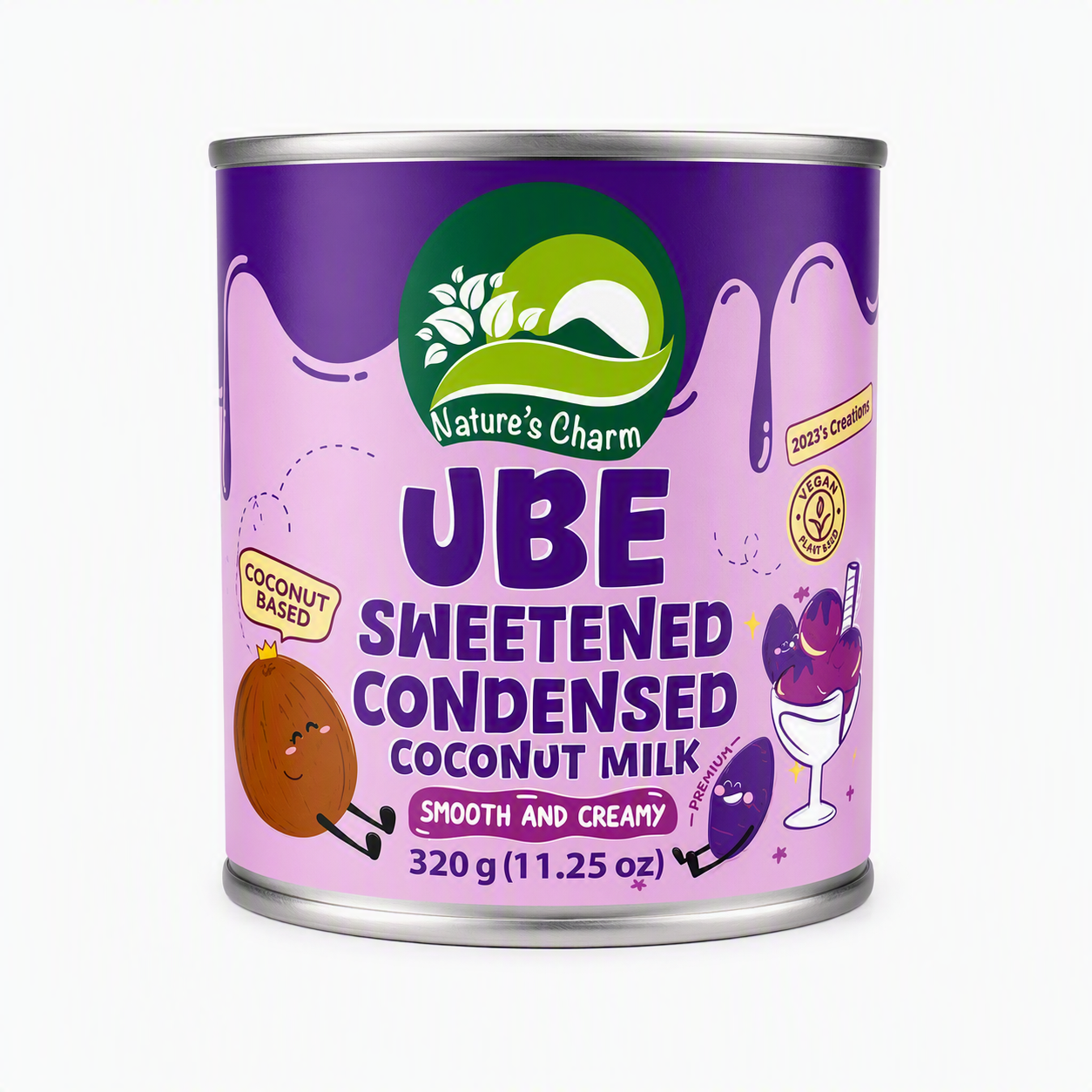 UBE SWEETENED CONDENSED COCONUT PREPARATION