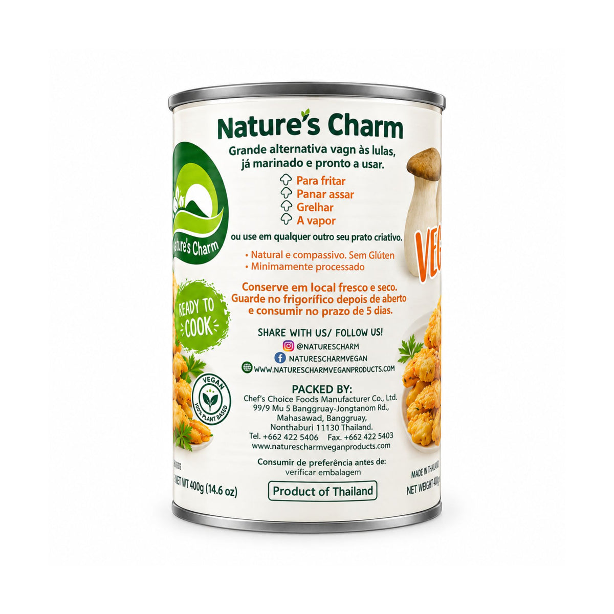 Alternativa vegetal a calamares – champiñones marinados 425g